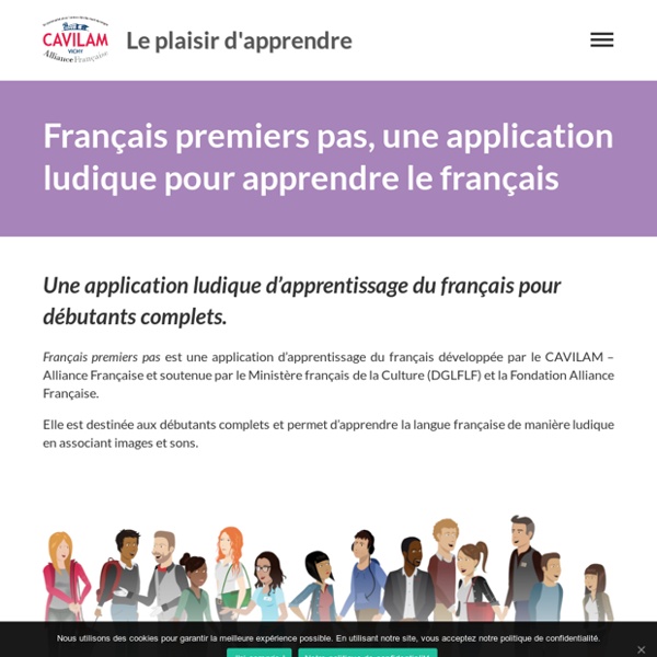 Français premiers pas, une application ludique pour apprendre le français