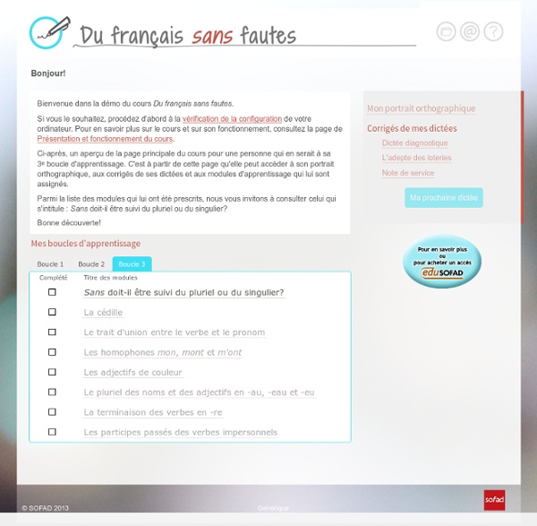 Du français sans fautes