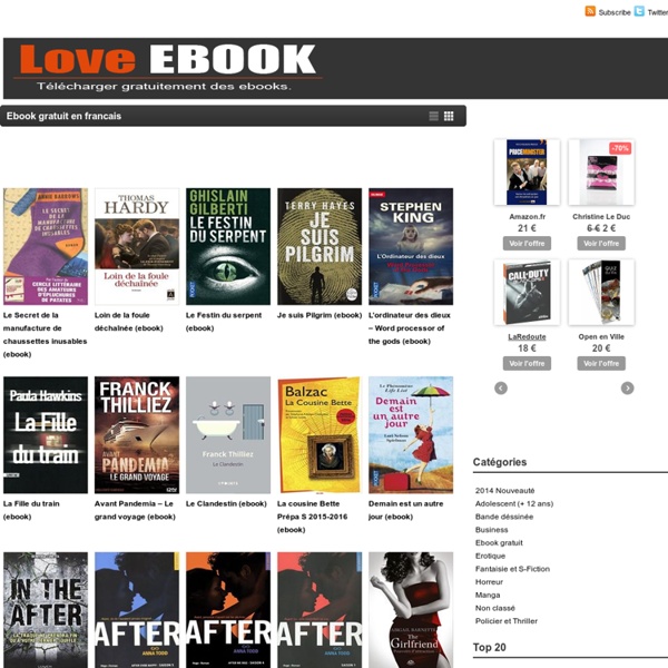 Love-ebook, téléchargement d' ebooks gratuit Epub et PDF en francais
