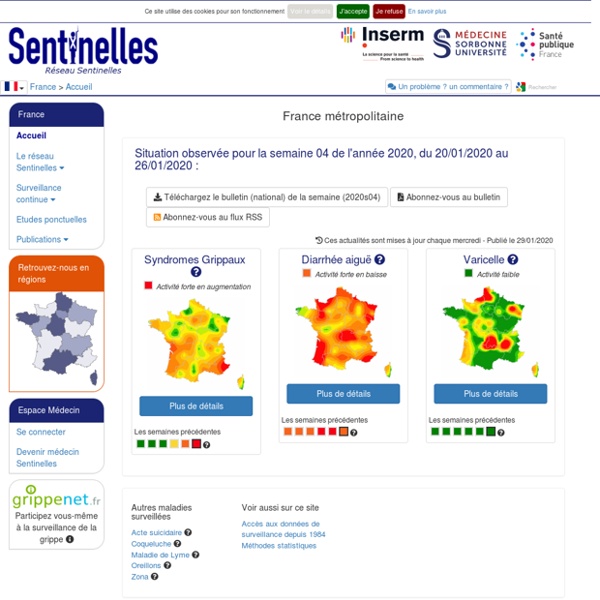 Réseau Sentinelles > France > Informations générales