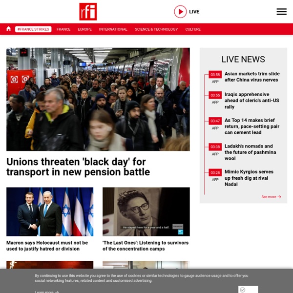 Actualités, info, news en direct - Radio France Internationale