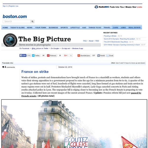 France on strike - The Big Picture