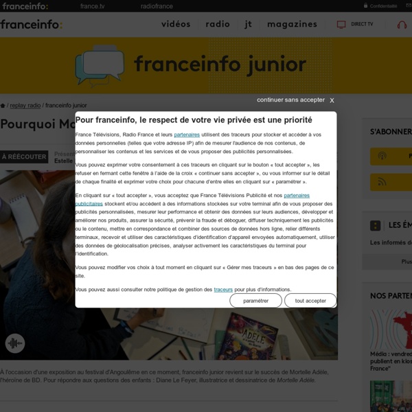Franceinfo junior, émission radio de France Info en replay