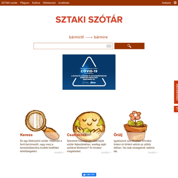 SZTAKI Dictionary: dict.sztaki.hu