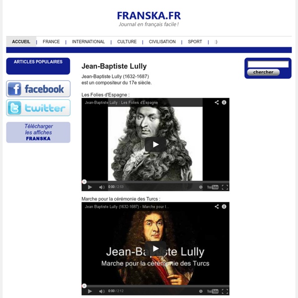Franska - News en français facile - easy french !