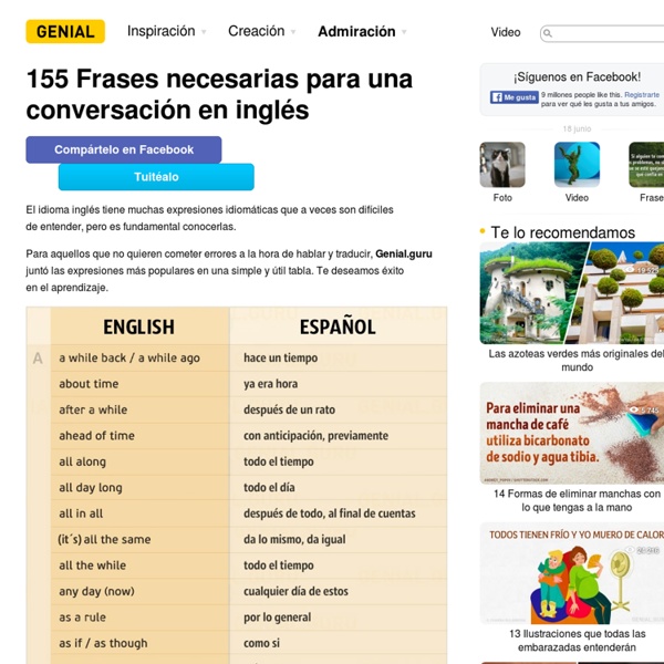155 Frases necesarias para una conversación en inglés