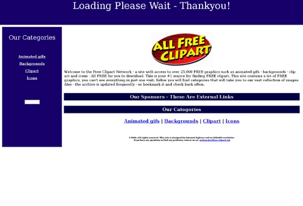 FREE Clipart - 25,000 Images