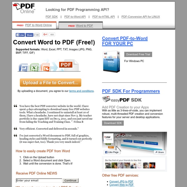 Doc2PDF Online: Convert Documents (Word, MS Publisher, Excel) to PDF for Free