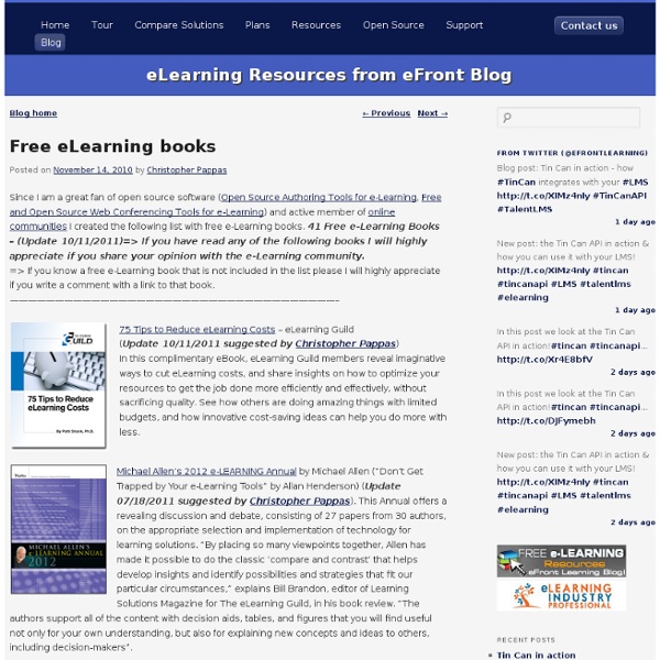 Free eLearning books