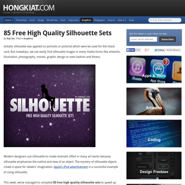 85 Free High Quality Silhouette Sets