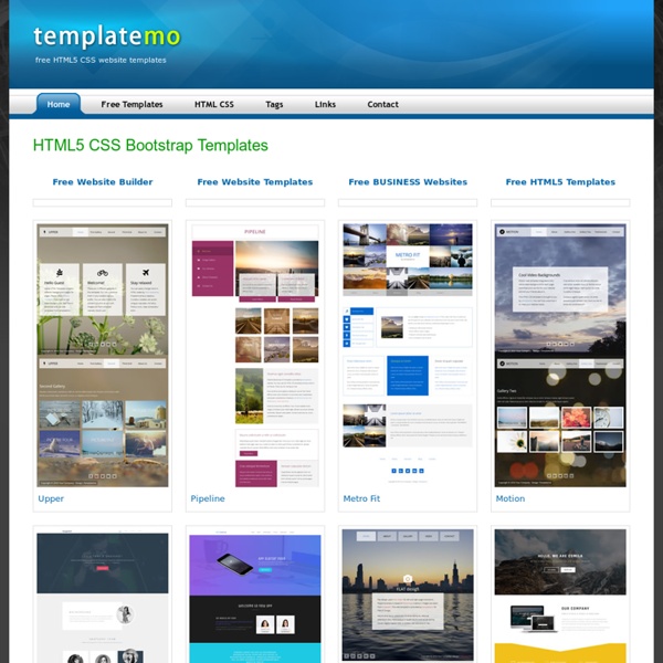 Free CSS Templates (342 free templates)