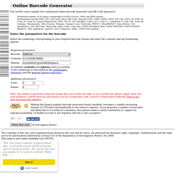 free online barcode generator_Free Online Barcode Generator : Create ...