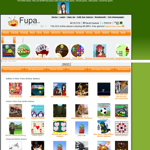 Free Online Games, Free Games, Play Games at Fupa Games