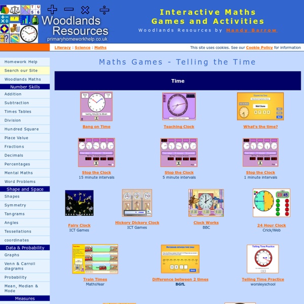 Free Online Time Games Telling the time Pearltrees