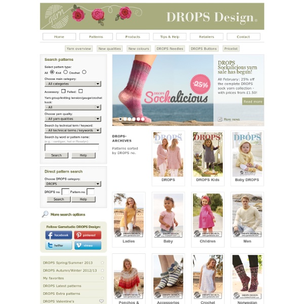 DROPS Design ~ Free knitting patterns