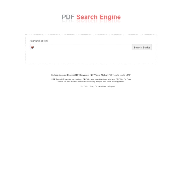 Free PDF Search Engine