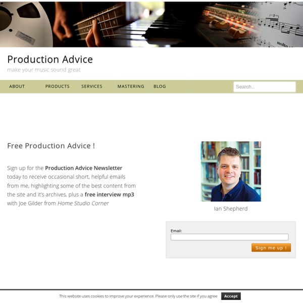 Music Production, Mixing, Recording