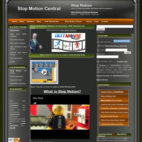 Stop Motion Central - Free Animation Software for Stop Motion