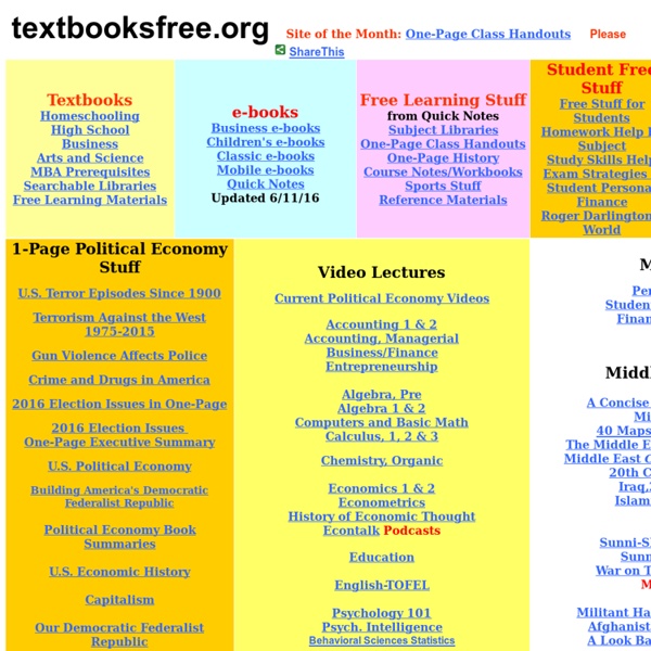 Free Textbooks Internet Library