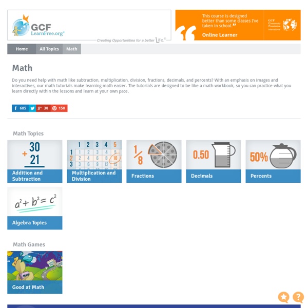 GCF LearnFree Math Basics