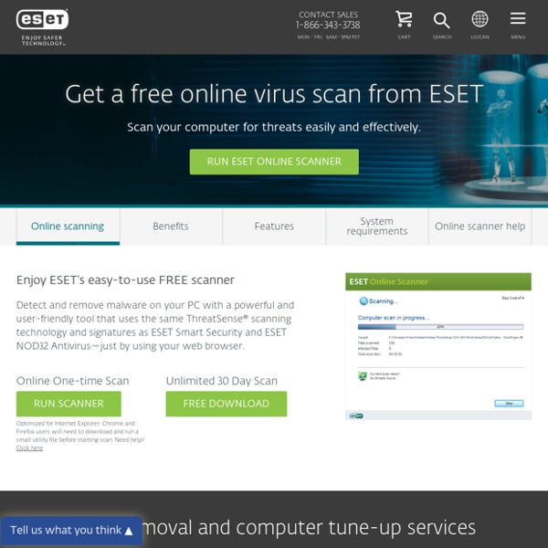Free ESET Online Antivirus Scanner