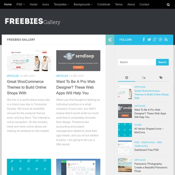 Freebies Gallery – Download Free Design Resources