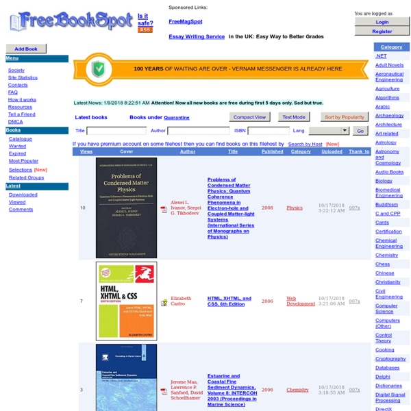 Download e-books for free