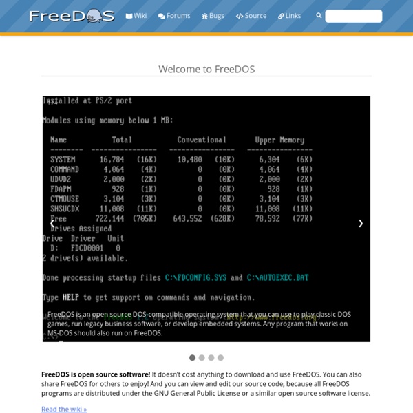 The FreeDOS Project