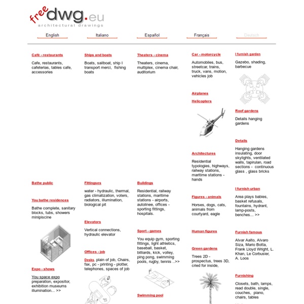 Freedwg - drawings cad dwg library