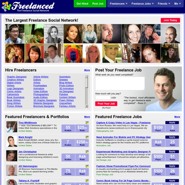 http://www.freelanced.com/  freelance jobs html css