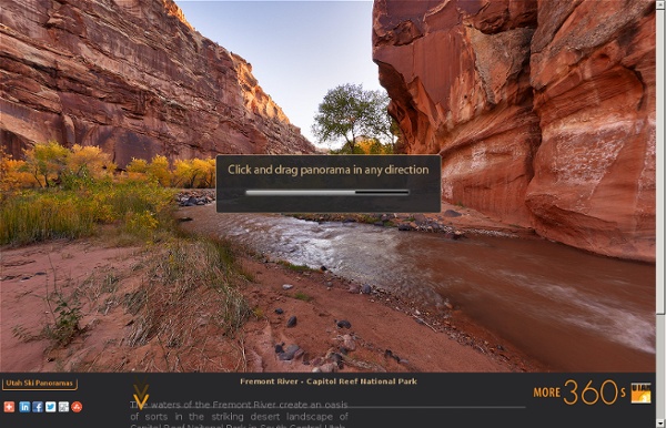 3D Interactive View - Fremont River - Capitol Reef National Park