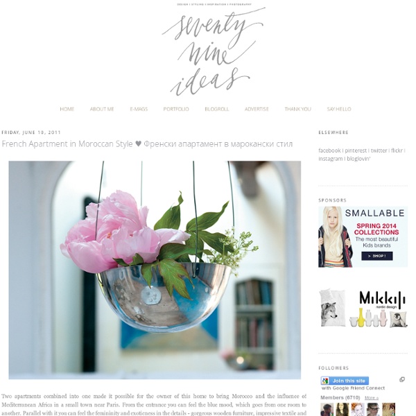 79 Ideas - a blog about decoration, design, decor, fashion, food and other pretty things