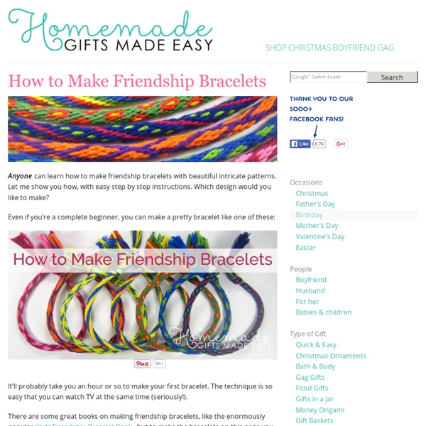 How to Make Friendship Bracelets - in 7 Easy Steps