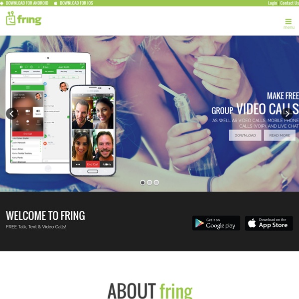 Fring – make FREE group video calls, video calls, mobile phone calls (VoIP) & live chat