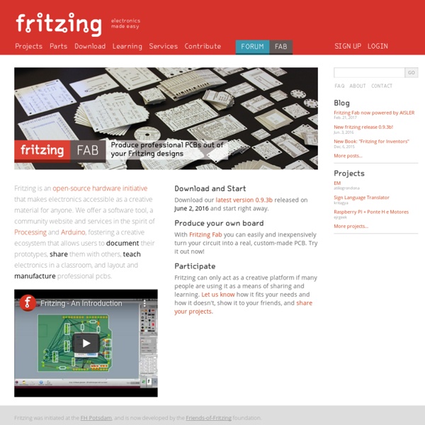 Welcome - Fritzing
