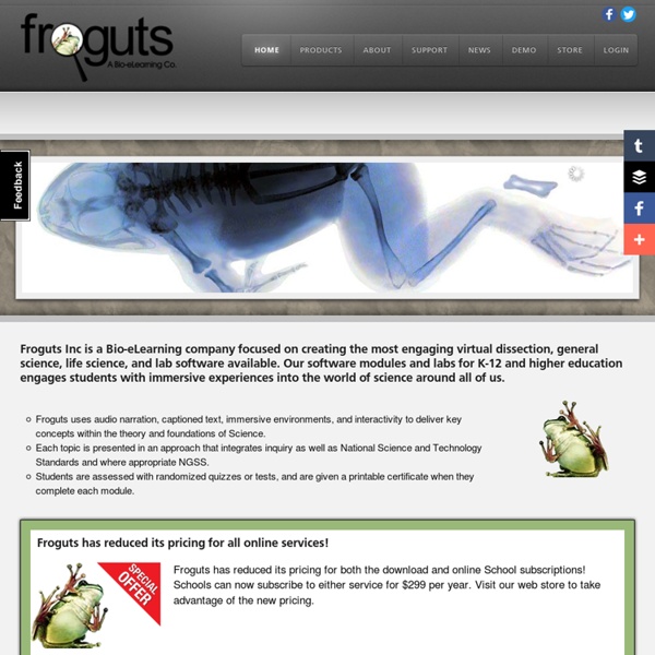 Froguts Virtual Dissections