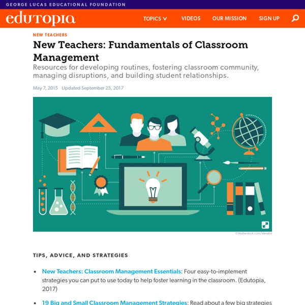 New Teachers: Classroom-Management Fundamentals