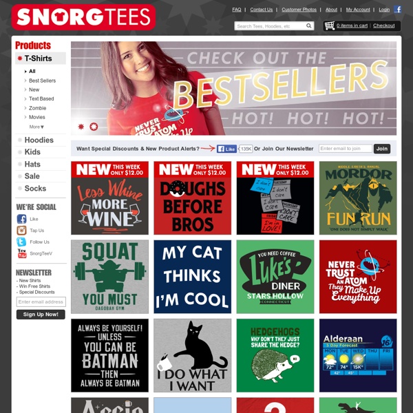 Snorg Tees - New Funny T-Shirts Every Week (Vintage T-Shirt, Cool Graphic Tee Shirts)