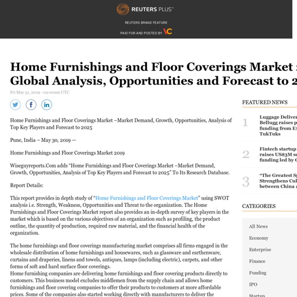 Home Furnishings and Floor Coverings Market 2019 Global Analysis