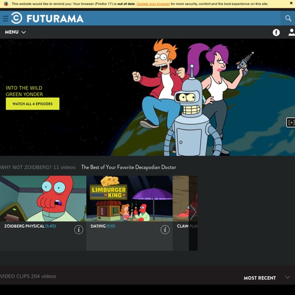 Official Futurama Site