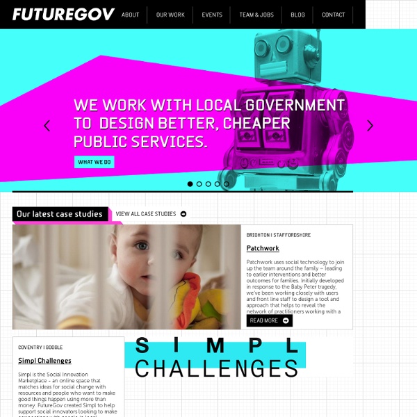 Helping to shape the future of government