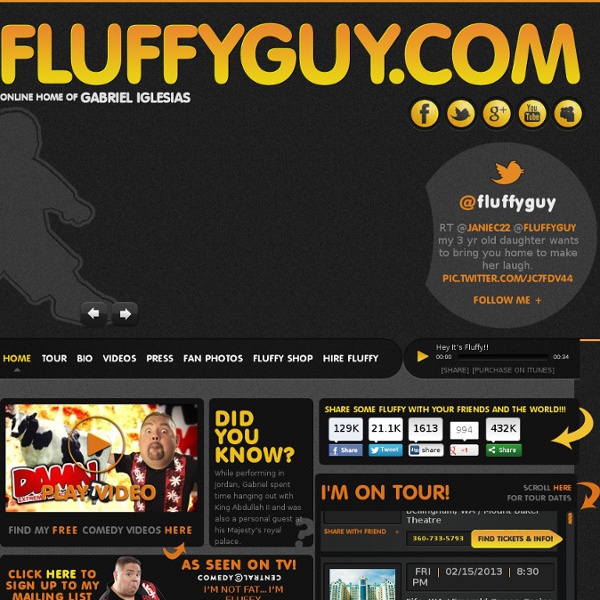 Gabriel Iglesias - Fluffy's Official Website - Stand-Up Comedy