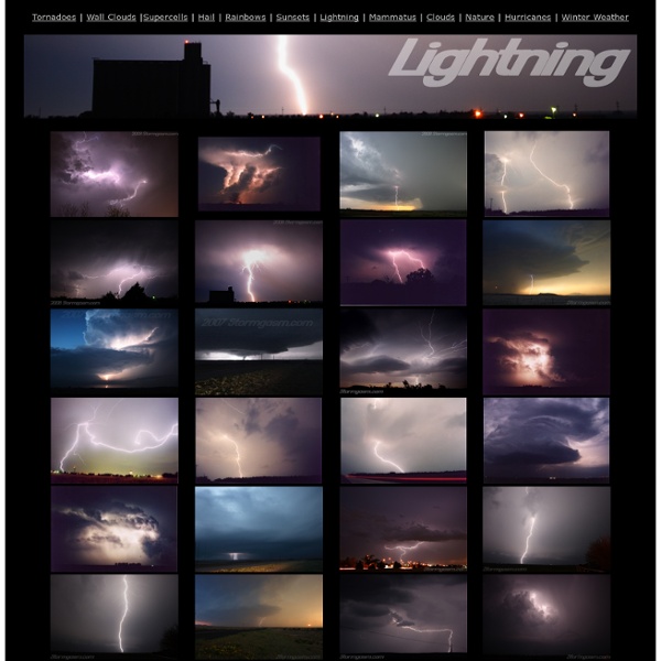 Photo Gallery- Lightning, Lightning photos from storm chasing
