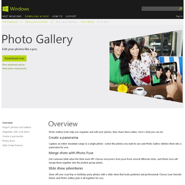 Windows Live Photo Gallery 2011