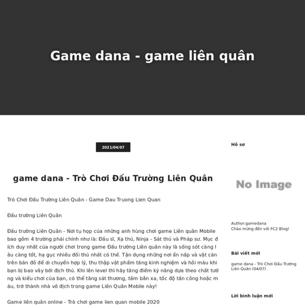 Game dana - game liên quân