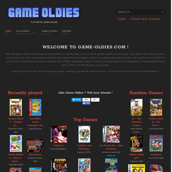 Play retro games online