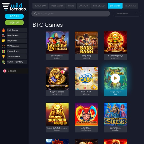 BTC Games Free Slots Online. Play with Wild Tornado and Win Money □