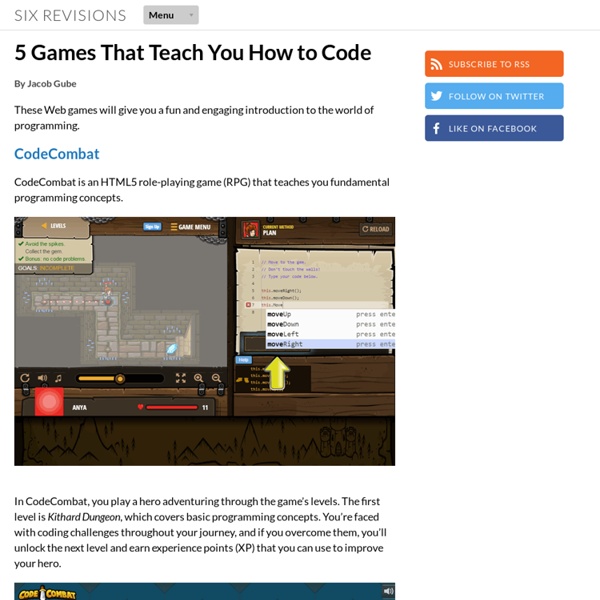 5 Games That Teach You How to Code