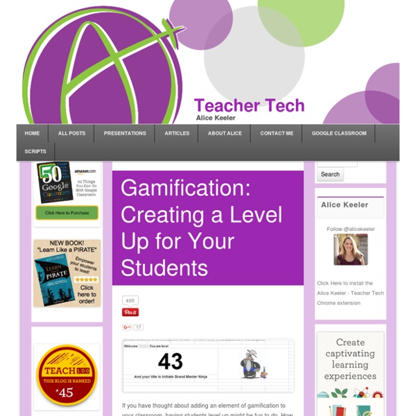 Gamification: Creating a Level Up for Your Students