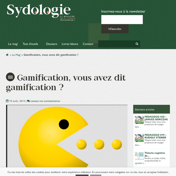Gamification, vous avez dit gamification